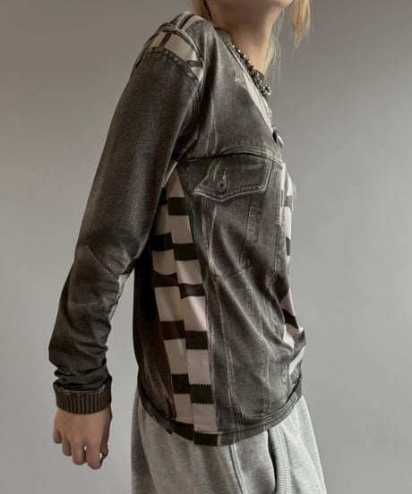 【USED】 Jean Paul GAULTIER × Y/Project Trompel'oeil Skin Top /251101-006