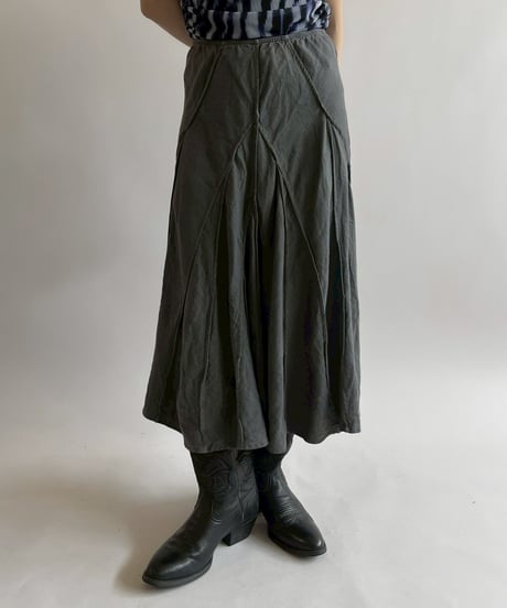 【USED】 Linen Long Skirt / 250517-015