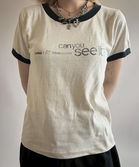 【USED】 RESIZED Anvil Windows Ringer T-Shirt / 250802-007