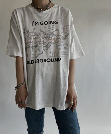 【USED】 Short Sleeved T-shirt Route Map/ 220611-021