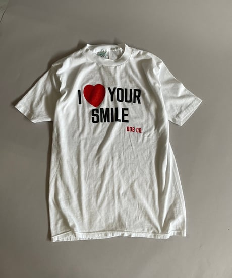 【USED】 Made in USA 90's I ♡ Your Smile T-Shirt /240718-016