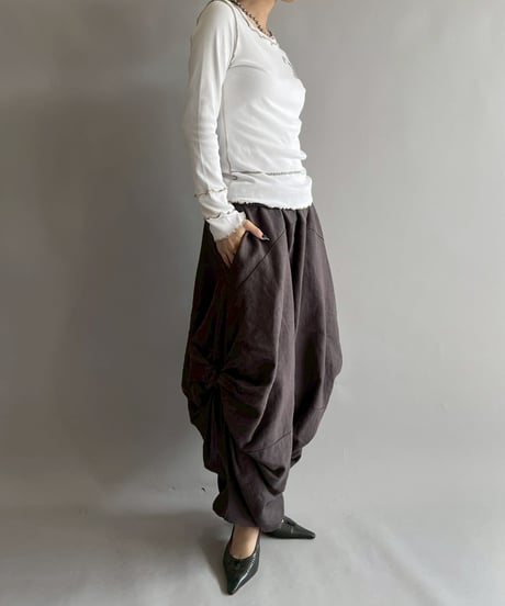 【USED】 Cop.Copine Rib Mellow Numbering Top  /251014-002