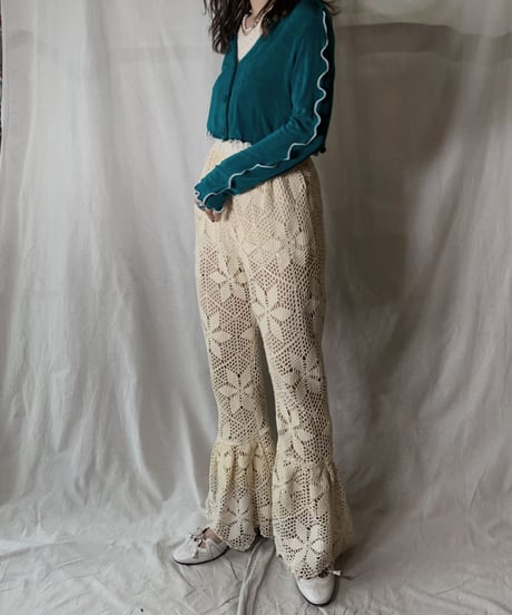 【RE;CIRCLE】 RE Crochet Pants②/210512-014