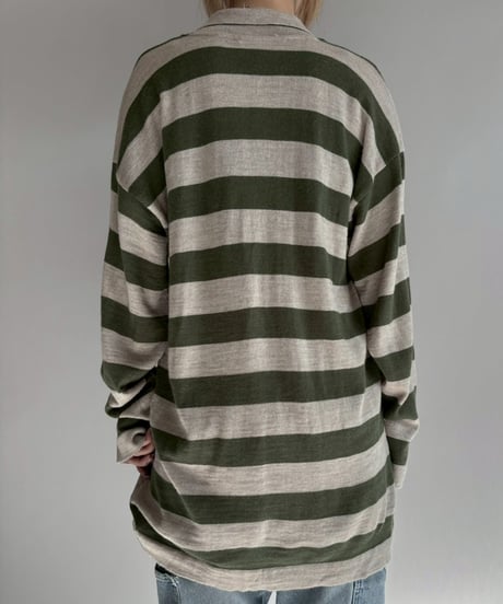 【USED】 Made in ITALY Border Knit / 251227-019