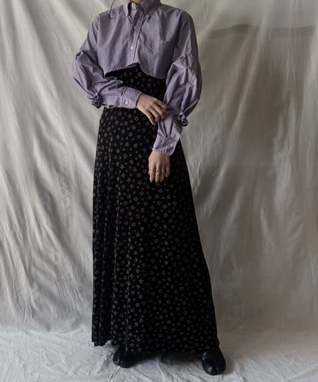 【RE;CIRCLE】  Gather Sleeve Short Shirt①/210303-035