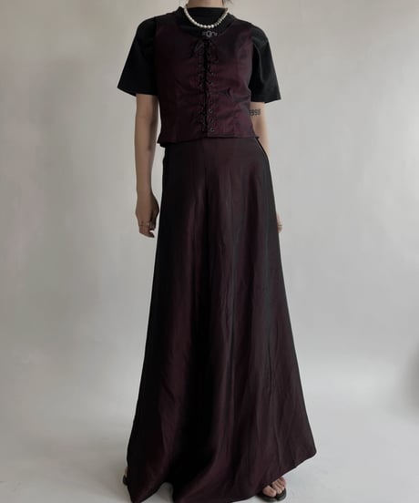 【USED】 Sleeveless Top & Skirt Co-ord sets / 220507-030