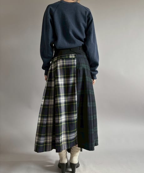 【RE;CIRCLE】 RE Kilt Long Skirt / 260108-006