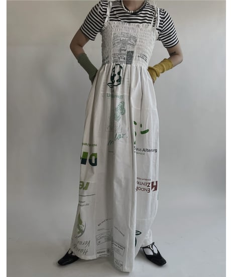 【RE;CIRCLE】RE Eco-Friendly Bag Camisole One-piece / 220512-025