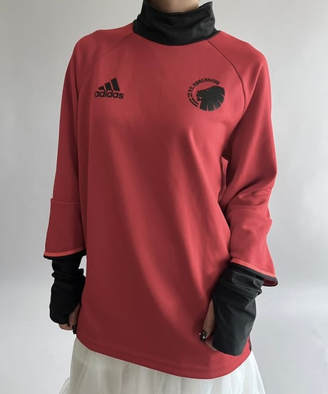 【USED】 adidas F.C.KOBENHAVN L/S Soccer Shirt /240921-007