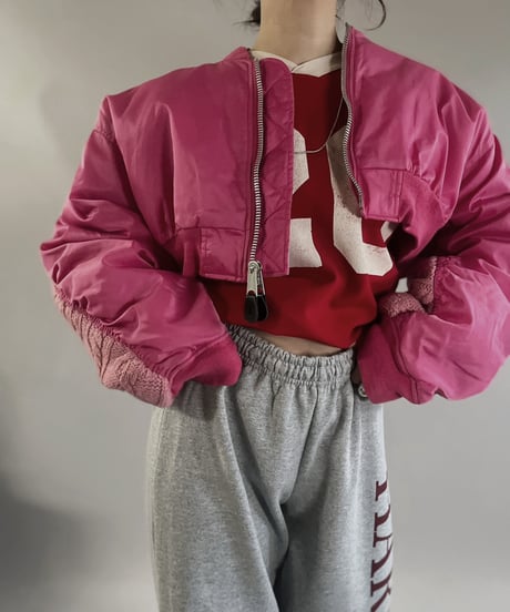 【RE;CIRCLE】 RE MA1 Sleeve Switching Short Jacket / 231214-001