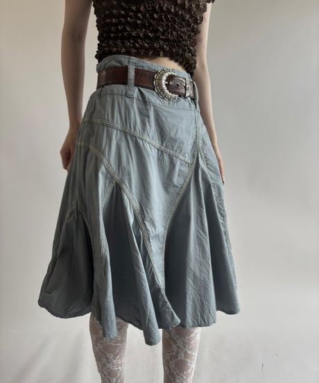 【USED】Medium length flare Skirt/250816-008