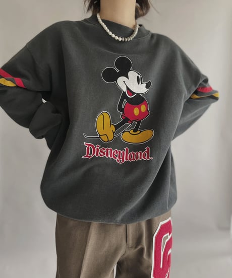 【USED】 Disney Micky Sweat Shirt / 230128-015