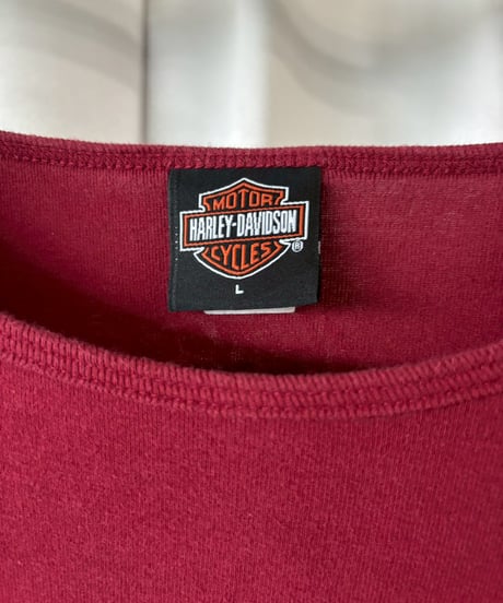 【USED】 Made In USA 05's HARLEY-DAVIDSON Layered Design L/S Tee / 260418-033