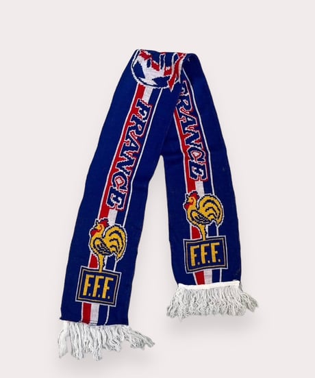 【USED】 Knit Soccer Muffler ALLEZ FRANCE / 240108-031