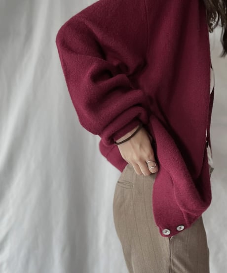 【USED】   LACOSTE Knit Cardigan②/210930-019