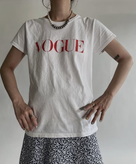 【USED】 Short Sleeved T-shirt "VOGUE" / 220604-028