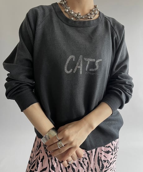 【USED】 CATS L/S Sweat Top /240928-007