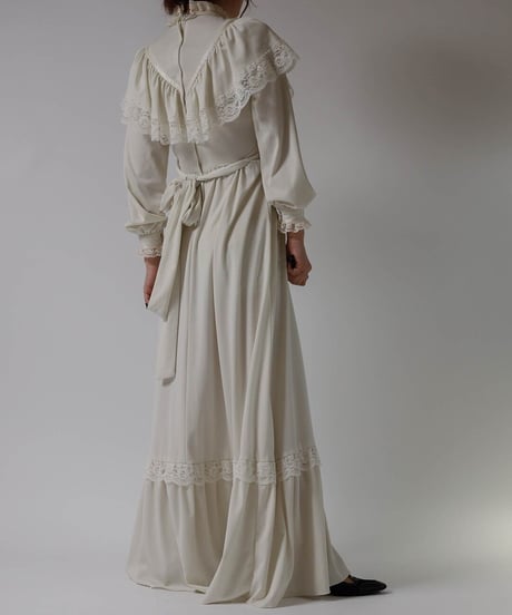 【USED】L/S Poly Dress ② / 220324-004