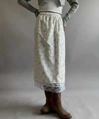 【RE;CIRCLE】 RE Flower Pattern Layered Skirt / 260514-015