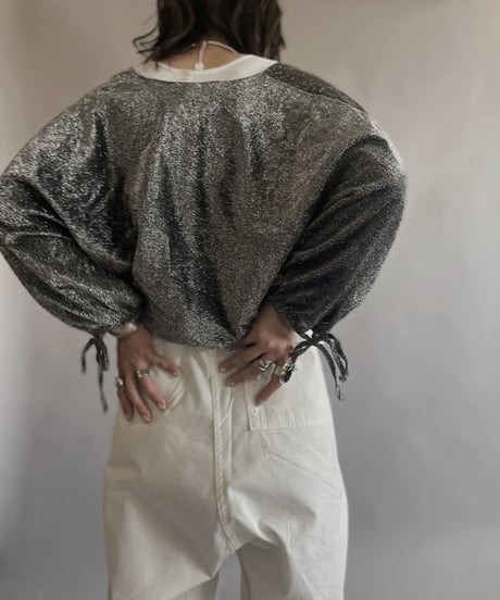【USED】 L/S Lame Top / 230527-007