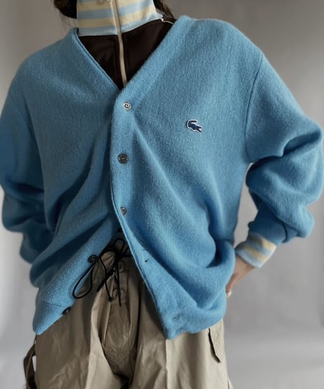 【USED】 IZOD Lacoste Acrylic Knit Cardigan / 230128-025