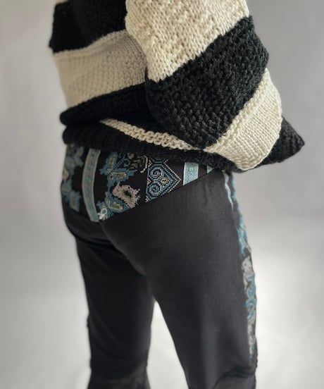 【USED】 Pure Fix Patterned Flare Pants / 241207-014
