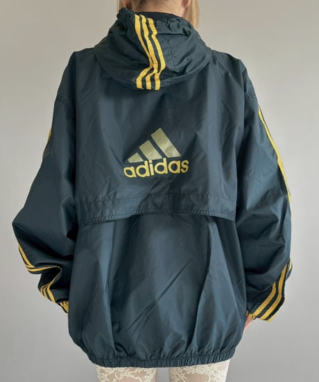 【USED】 adidas Hooded Nylon Jacket / 251213-001