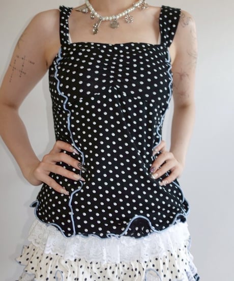 【CA MEETS UV】 RE Mellow Top + Tank Top + Scrunchie / 250807-008