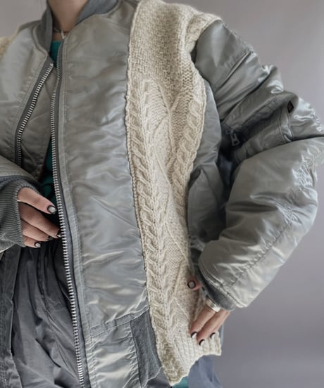 【RE;CIRCLE】 RE MA-1 Alan Docking Jacket / 221208-011