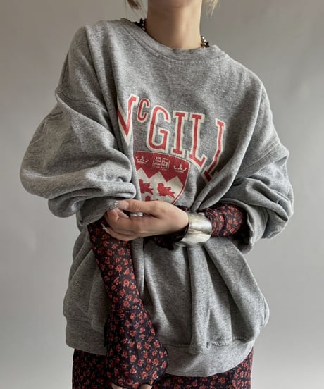 【USED】 McGILL UNIVERSITY Sweatshirt / 250920-014