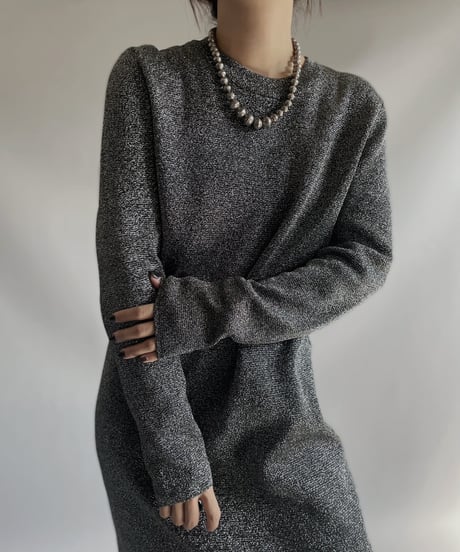 【USED】  L/S Lame One-piece / 231104-019