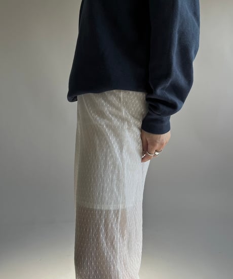 【USED】 Pattern Sheer Pants /250118-011