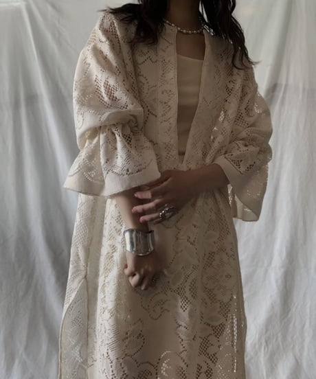 【RE;CIRCLE】 RE Lace L/S Open Front One-piece②/210611-030