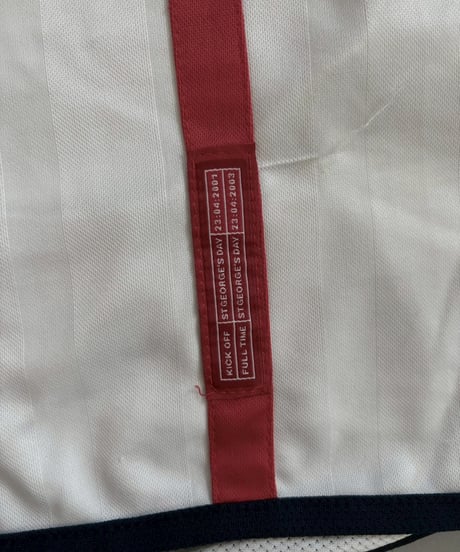 【USED】 01~03's UMBRO England Soccer Shirt / 260530-006