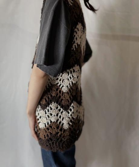 【USED】  Crochet Vest/210825-032
