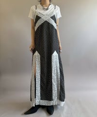 【RE;CIRCLE】 RE Dot Pattern Camisole Long One-Piece / 260514-010