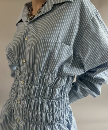 【RE;CIRCLE】 RE Shirring Shirt / 260504-004
