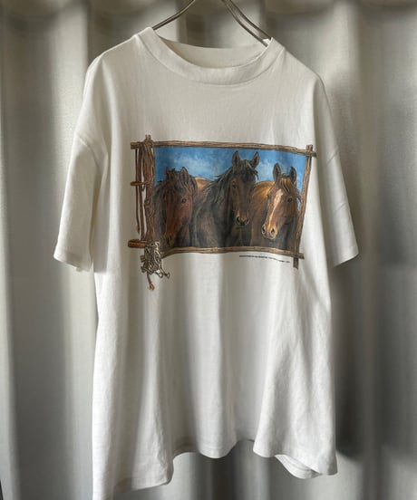 【USED】  Made in USA S/S Horse T-Shirt / 230729-003