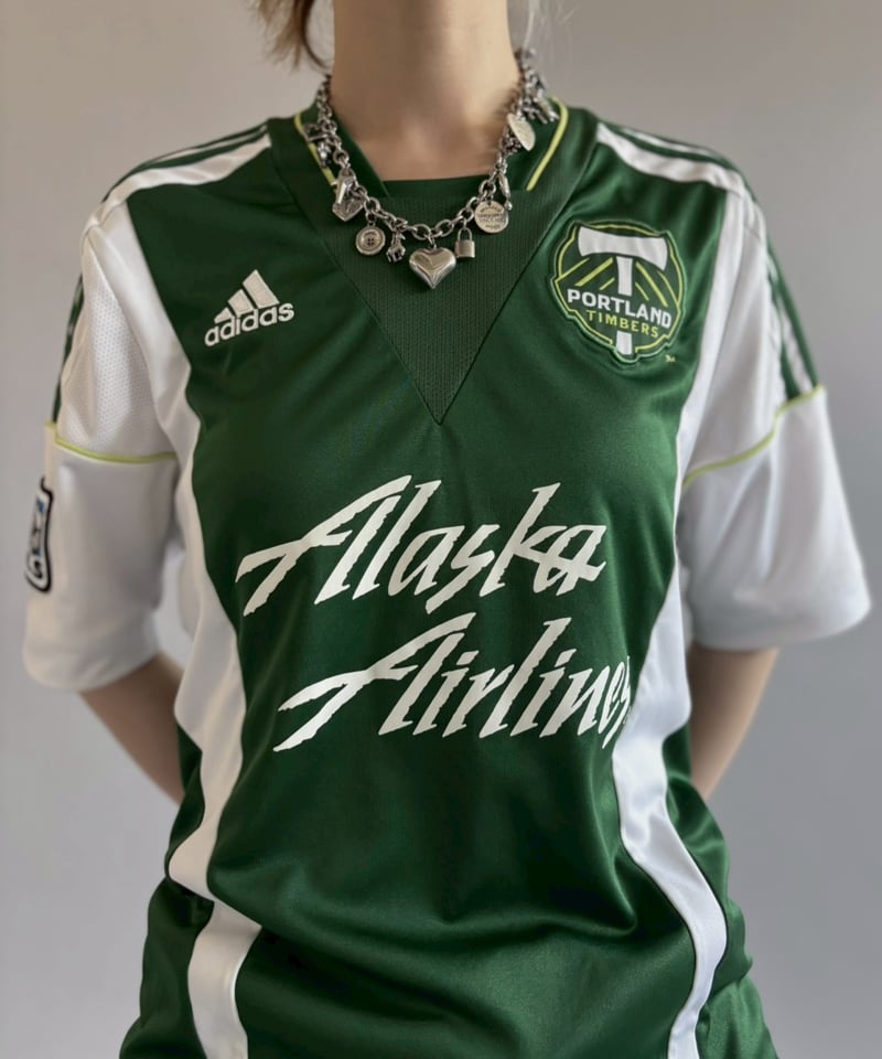 希少 adidas PORTLAND TIMBERS 13-14  USED】 13~14's adidas Portland Timbers Soccer S