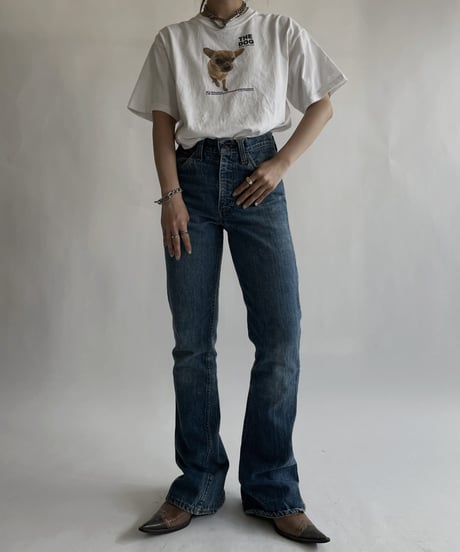 【USED】 Short Sleeved Dog T-shirt  / 220611-023