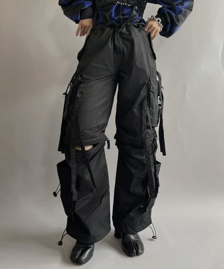 【USED】  Techino Pants Black / 221001-025