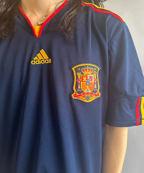 【USED 】adidas SPAIN  Soccer Shirt /240603-005