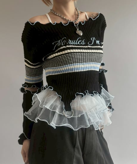 【RE;CIRCLE】 RE Mellow Knit Top /  251023-016