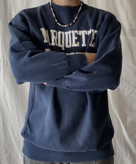 【USED】 90's USA Champion Reverse Weave MARQUETTE②/210324-022
