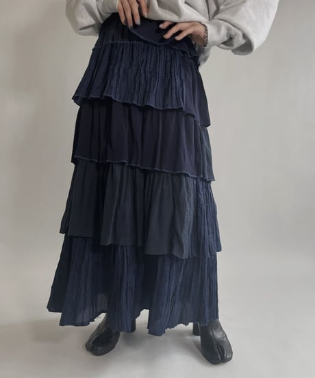 【RE;CIRCLE】 RE Indian Cotton Skirt / 220503-008