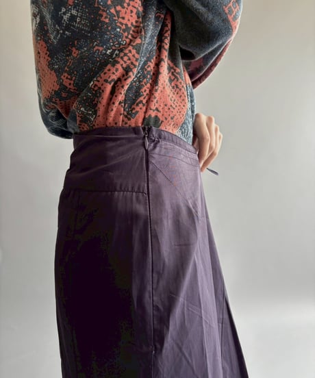【USED】 Nylon long Skirt / 250913-011
