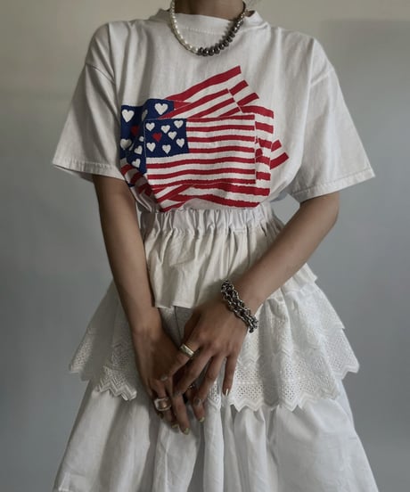 【USED】 American Flag T-shirt /220716-006
