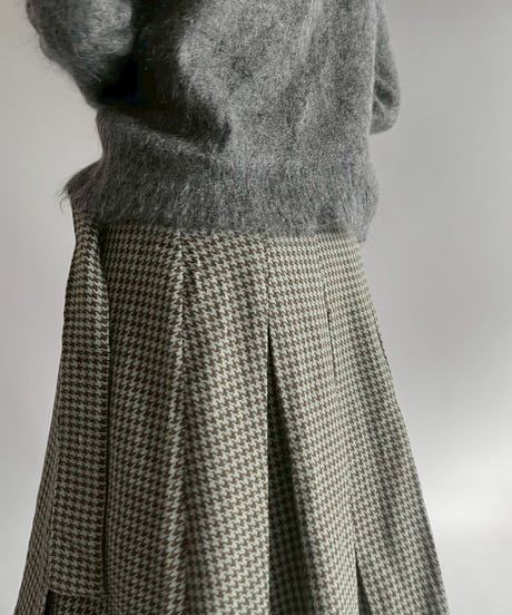 【USED】 Houndstooth Skirt / 251122-022