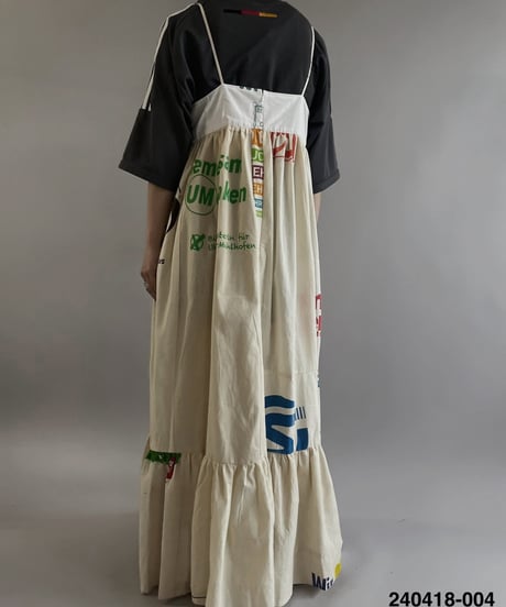【RE;CIRCLE】RE Eco-Friendly Bag Camisole Long One-piece / 240418