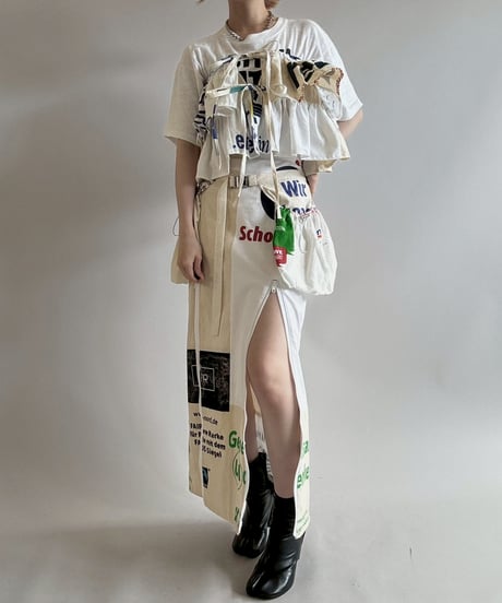 【RE;CIRCLE】 Re Eco Bag Maki Skirt /  250626-016